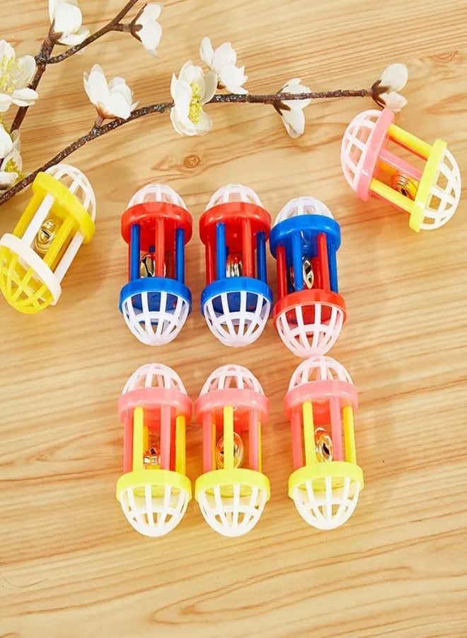 KittuPet ألعاب قطط بلاستيكية من KittuPet، كرات رنانة، كرات هزازة للقفز والمطاردة، قطعتان من الجرس و6 كرات - Image 2